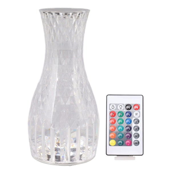 Krystall Diamantlampe, Kronblad, Rose, Lys og Skygge, Diamant KLB