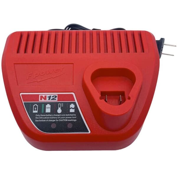 10,8V 3A litiumbatteriladdare för Milwaukee Tools N12 M12 KLB