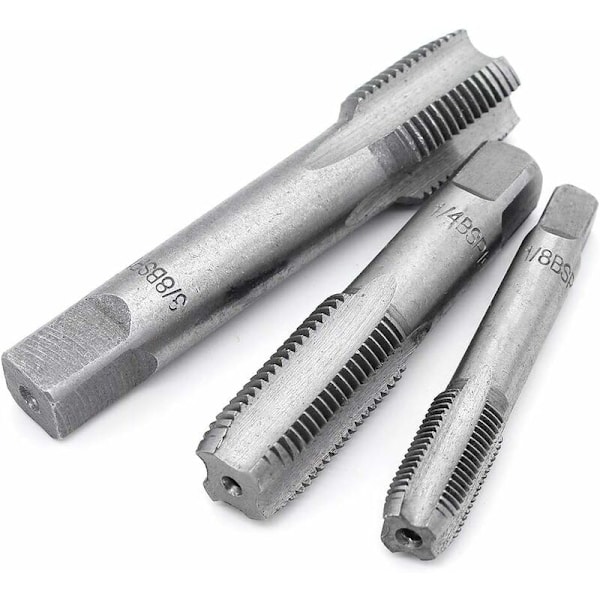 5 stk BSP rørgjenge 55 graders pluggtapp G1/8 G1/4 G3/8 G1/2 G3/4 KLB