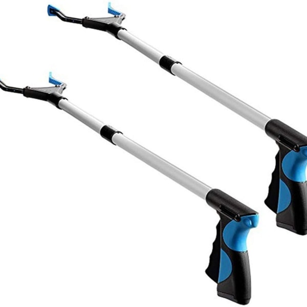 Foldbar griber, pakke med 2 gribetænger, roterbar gribetænger, affaldstænger, skridsikker