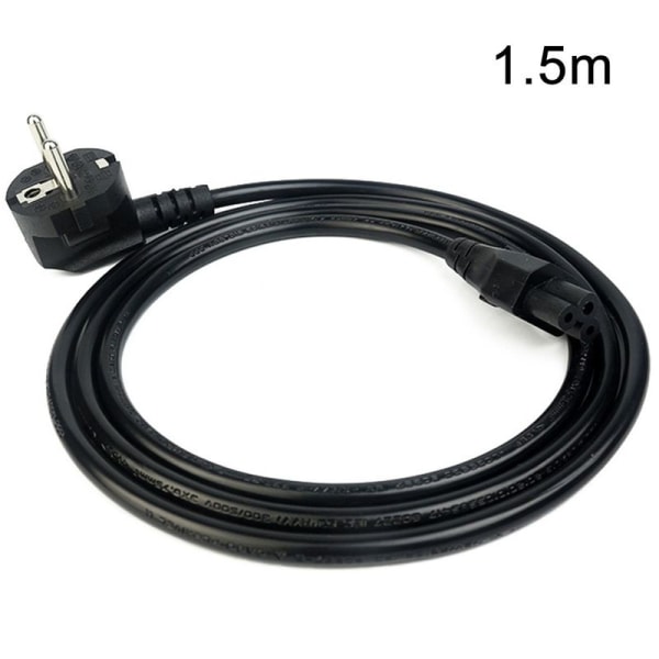 3-PIN-strömkabel för PC-dator, skanner, skrivare, kopiator, projektor