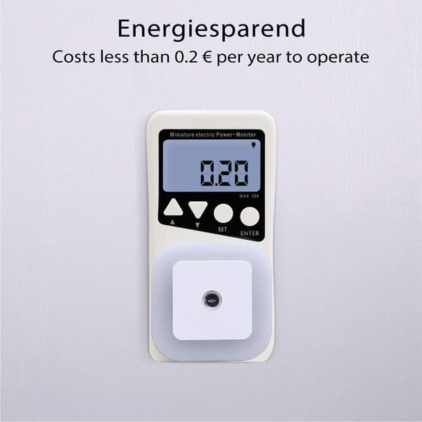 Sæt med 4 dæmpbare LED-nattelys med tusmørkesensor 0,2 KLB