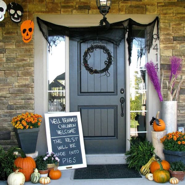 Halloween krans skräck orm krans ytterdörr krans KLB