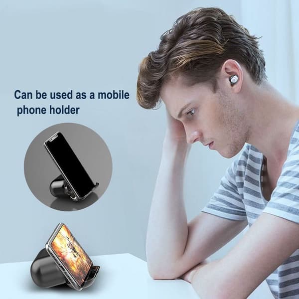 Trådløse øretelefoner, Bluetooth 5.0-hovedtelefoner, førsteklasses lyd