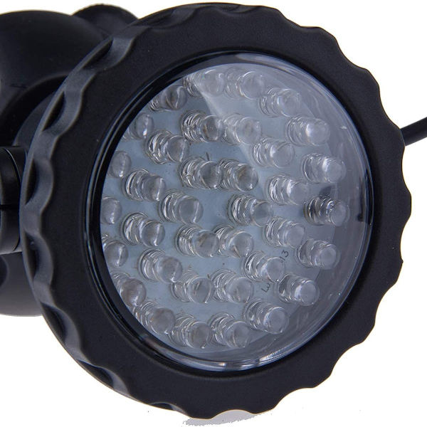Undervandsdamlys 36 LED Farveskiftende Spotlys til Vandakvarium Have Dam P