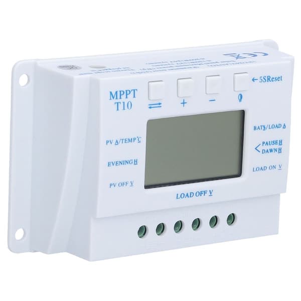 10A 12/24V MPPT PWM solcellsladdningsregulator med LCD KLB