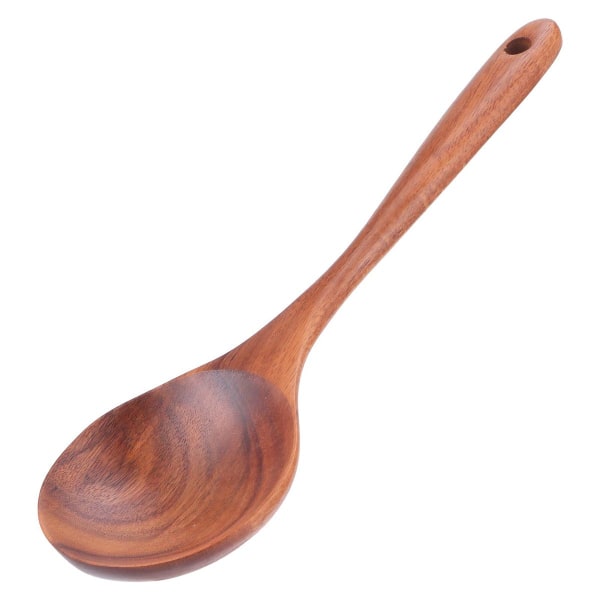 Teak blandingsske, træ non-stick madlavningsske, smør KLB