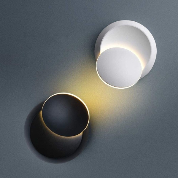 Vägglampor inomhus, varmvit LED-vägglampa, 5 W, modern varmvit