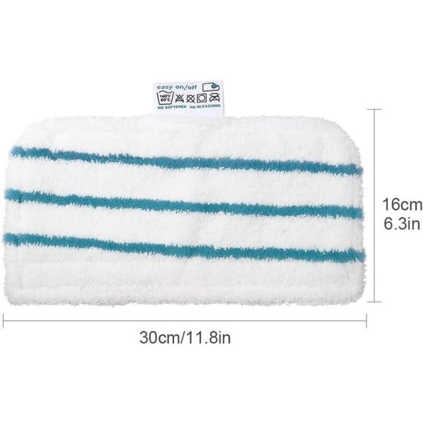 Pakke med 5 mikrofiber-erstatningsrengøringspuder til Black & Decker dampmoppe