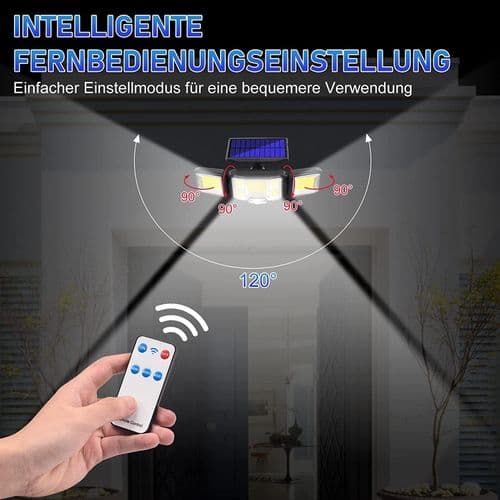 IP65 vedenpitävät aurinkovalot ulkokäyttöön