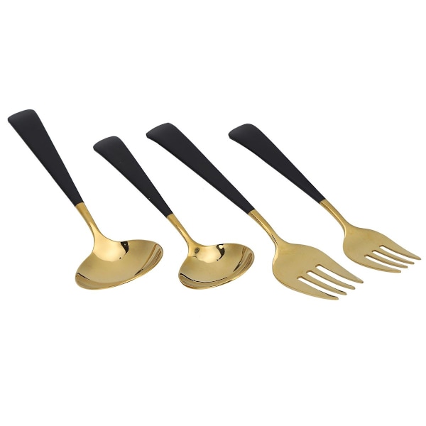 Rustfrit stål bestiksæt, spiseske, gaffel, retter KLB