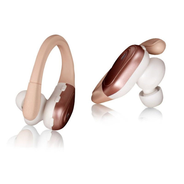 Bluetooth-hodetelefoner 5.3, med ladeetui LED-skjerm, ENC HD-anrop, in-ear