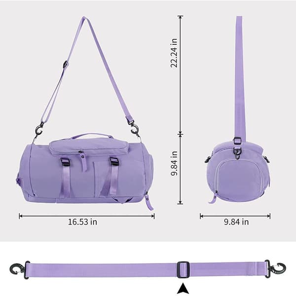 Stor reiserucksack for kvinner, håndbagasjerucksack, tursekk,