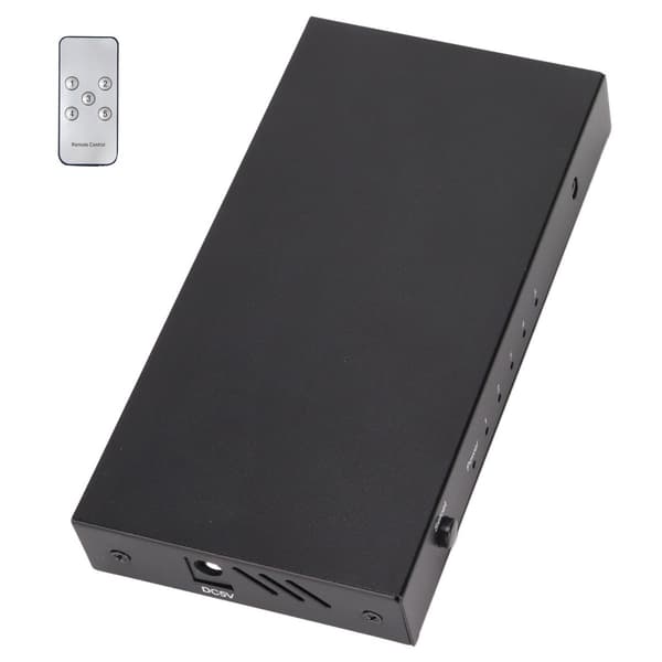 HD multimedia interface-svitsj 5x1 4Kx2K, støtter 3D fjernkontroll KLB