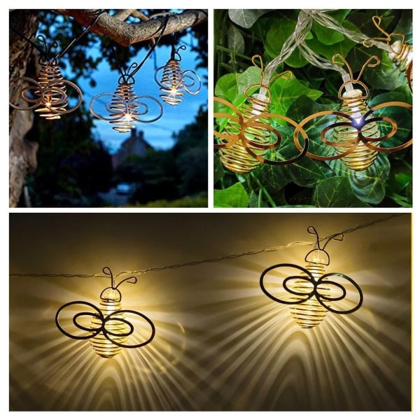 Takorauta höyhen mehiläinen merkkijono valot LED merkkijono valot KLB