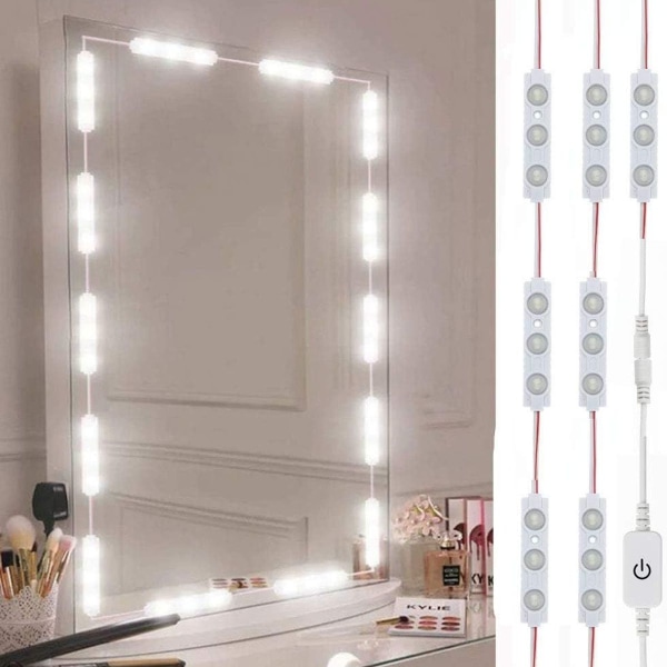 LED makeup mirror lights, Hollywood style makeup light, 10ft ultra bright white LED KLB