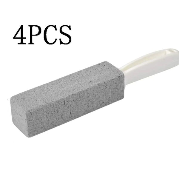 4 kappaleen pakkaus pumppukivi WC-puhdistin kahvalla - WC-pumppukivi puhdistuskivi