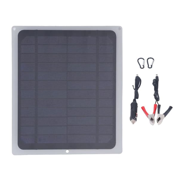 12V 10W Mini Solcellepanel Anti-reverslading Vanntett KLB