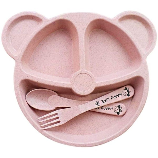 Kylewo 3-delad barnservis set, uppdelad barnservis set BPA-fri | KLB