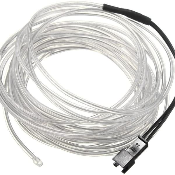 5M EL Wire EL Kabel Neon Lys Belysning Elektroluminescens KLB