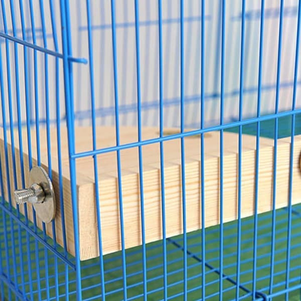 Fuglebur Stang Platform Stativ Træ til Små Dyr Papegøje Parakit Conure KLB