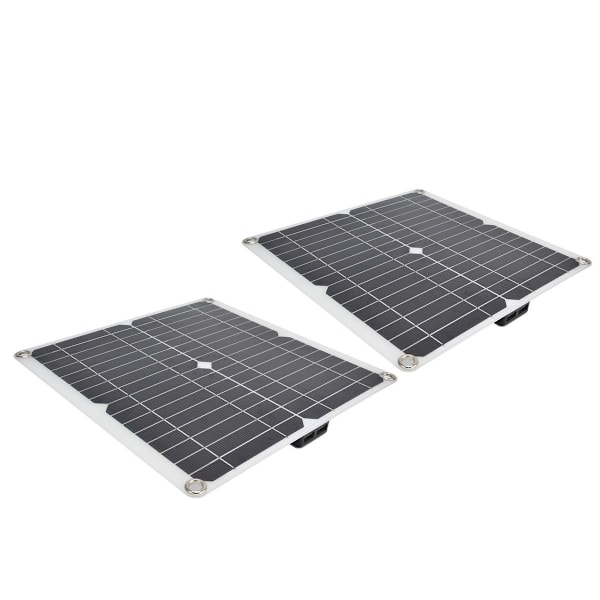 2 stk 15W fleksibelt solcellepanel bærbart solcellepanel KLB