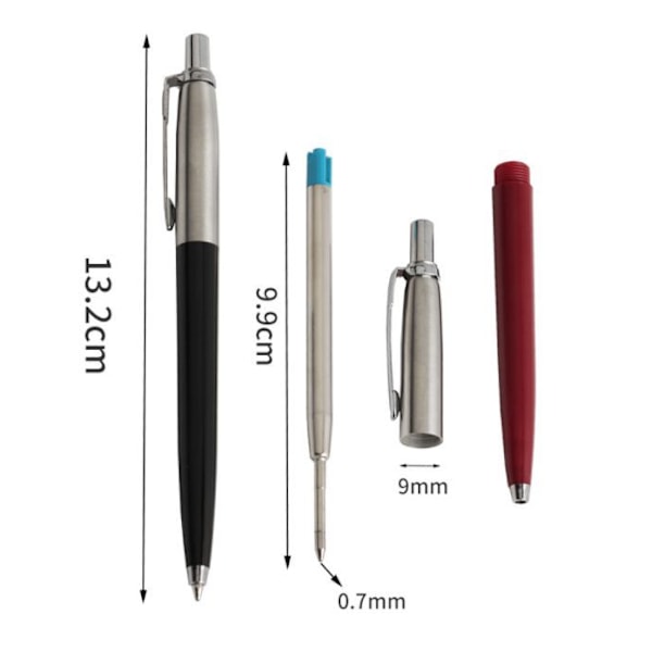 Original kuglepen, klassisk farve, medium spids, 3 stk.