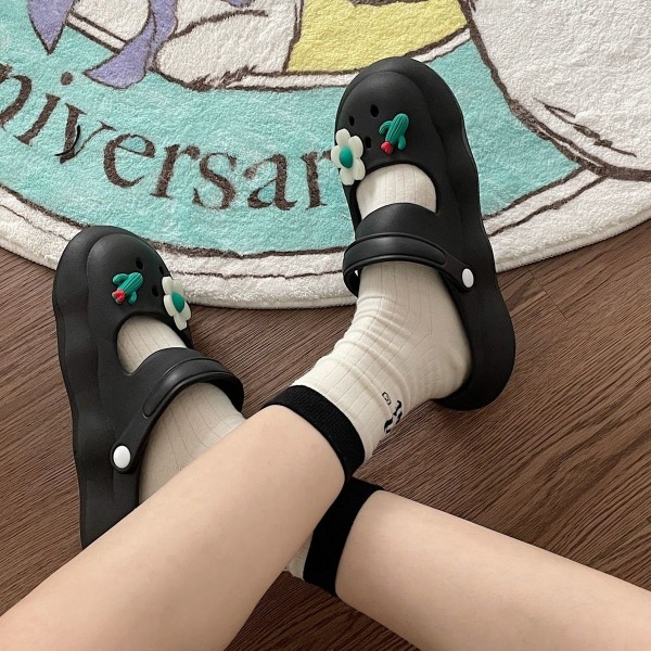 Børnehave Have Clogs Slip On Sko Sommer Strand Vandsandaler Sort