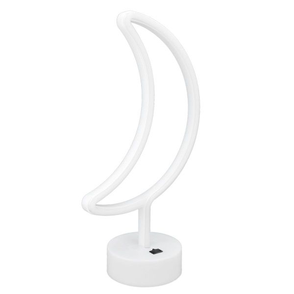 Neon lys batterier, USB-interface, dekorativ natlampe KLB