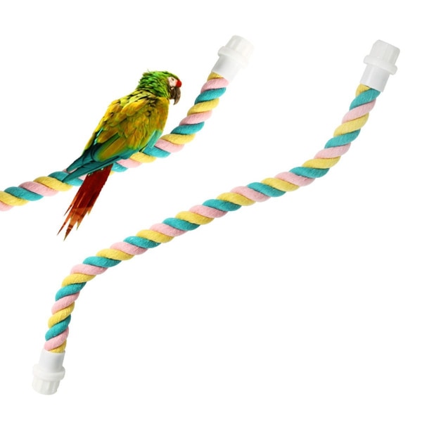 Bird Rope Perches, Parrot Toy Rope Bungee Bird M KLB