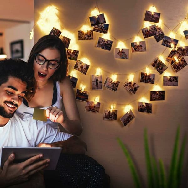 Zacocos 40 LED-ljuskedja 6 m varmvit [Energiklass A+] KLB