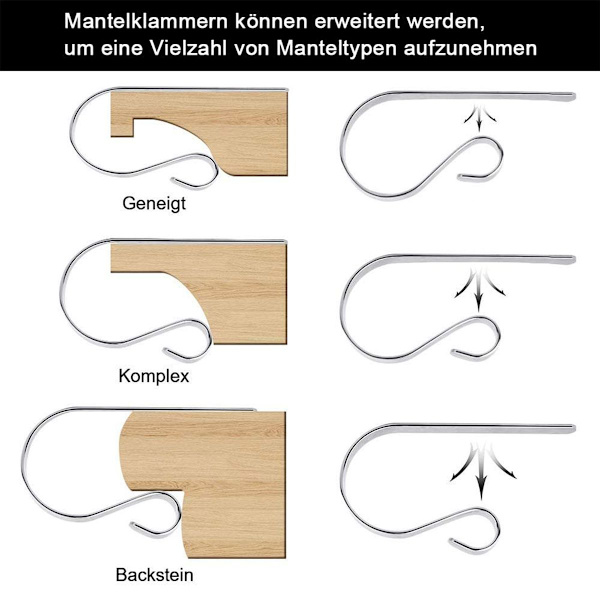 Spishällen Strumphållare, Set om 6, Silver KLB