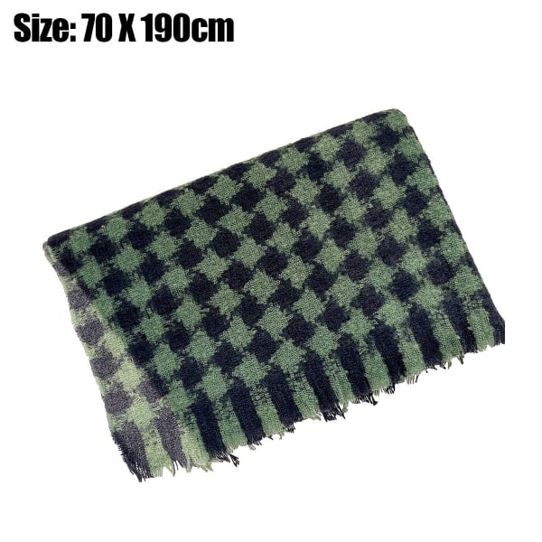 Scarves for women winter, women's cozy warm winter autumn blanket scarf green KLB