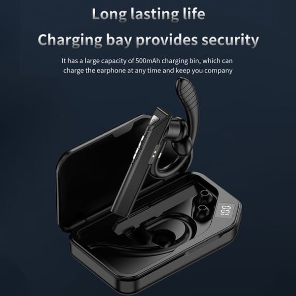 Bluetooth-headset för mobiltelefoner, Bluetooth-hörlurar V5.0,