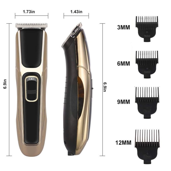 Ammattimainen hiustenleikkuri - itseteroittuvat terät - miehille - USB KLB