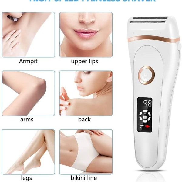 Sähköparranajokone Naisten Parranajokone USB Ladattava Langaton Lady Shave KLB