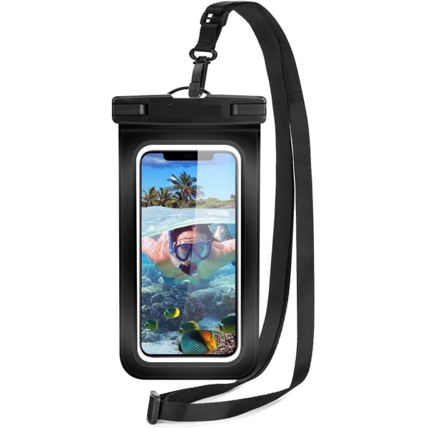 vandtæt mobiltelefon taske undervands vandtæt - 2 stk 7 tommer dobbelt