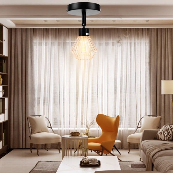 Enkel, modern LED-taklampa dekorativ spotlight KLB