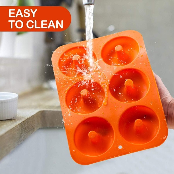 3-pak silikone donutform donut bageform plade beholder laver perfekte