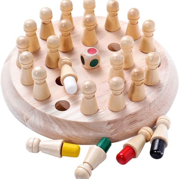 Oulensy Kids Party Game Træ Memory Match Stick Chess Game Fun Block KLB