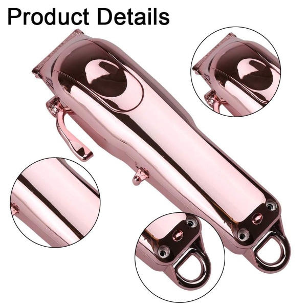 Wahl Magic Clipper Langaton Kotelo - Läpinäkyvä Rose Gold, DIY, Kampaamovarusteet KLB
