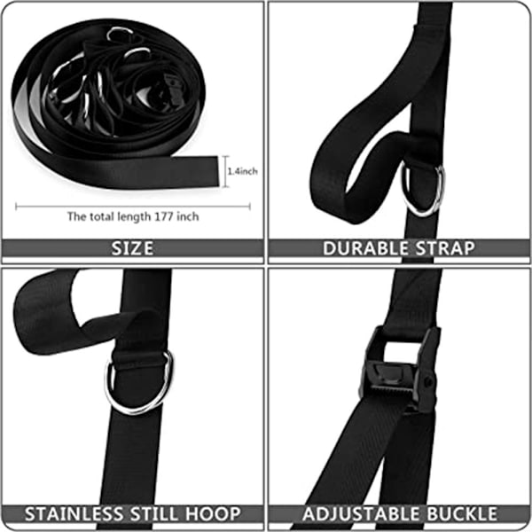 Dörrfäste för resistance band - bärbar accessoar