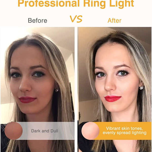 Selfie-lys til mobiltelefon iPhone bærbar mini clip-on bærbar hvid