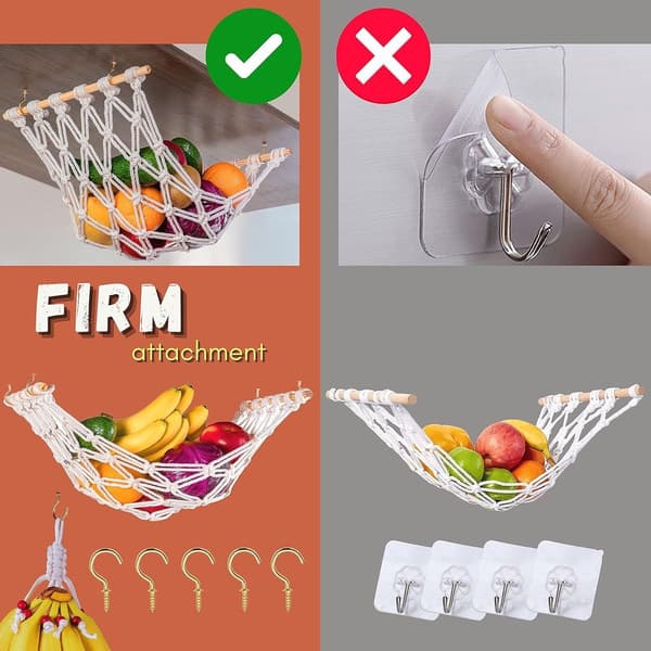 Frukt- och Grönsakshammock, Handgjord i Bomull
