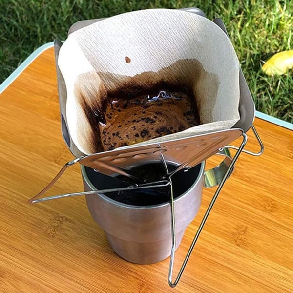 Sammenleggbar kaffekopp, bærbar, lett, sammenleggbar