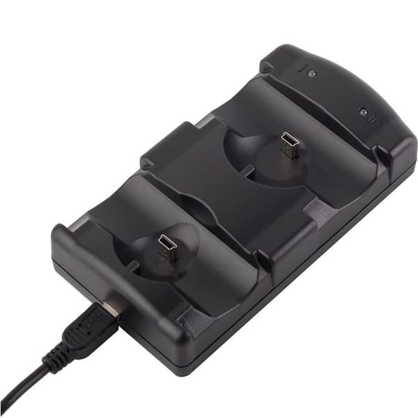 PlayStation 3 controller-opladningsstation 2 i 1 med LED-lysskærm KLB