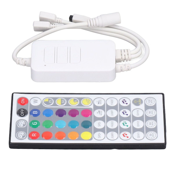 LED-strip lysstyring, 44 taster, 3 taster, RGB dobbelt tilstand KLB