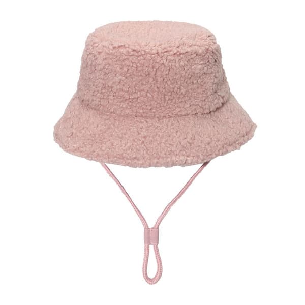 Unisex Barn- och Babyvintermössa, Söt Lammull Pot Hat Äggrosa KLB