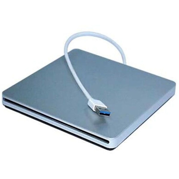 Eksternt cd-dvd-drev USB 3.0 Milfech bærbar slank cd/dvd-rw-brænder med type