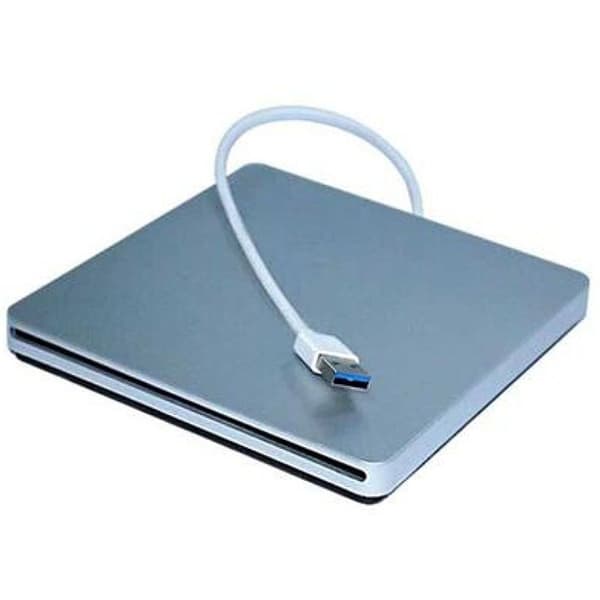 Extern CD DVD-enhet USB 3.0 Milfech Bärbar Slim CD/DVD-RW-brännare med typ